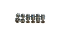 ACCEL KOMPLET ŚRUB ZĘBATKI TYLNEJ Z NAKRĘTKAMI (6 SZT.) M8 X 1,25 X 27MM