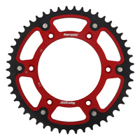 SUPERSPROX ZĘBATKA TYLNA 289 49 STEALTH (STALOWO-ALUMINIOWA) HONDA CR/CRF/XR '83-'16 (JTR210.49) KOLOR CZERWONY