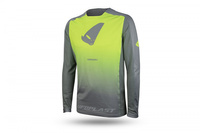 UFO KOSZULKA ROWEROWA MTB / E-BIKE TERRAIN LV1 JERSEY MADE IN ITALY (DŁUGI RĘKAW) KOLOR SZARY/ZÓŁTY FLUO ROZMIAR L - KOLEKCJA 2024