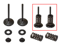 PSYCHIC 2024/03 ZAWORY SSĄCE (KOMPLET ZAWORÓW ZE SPRĘŻYNAMI I PODKŁADKAMI) KAWASAKI KXF 450 '06-'08 (KXF450) KFX 450 R '08-'13 STALOWY (35,95X5,45X83,3MM)