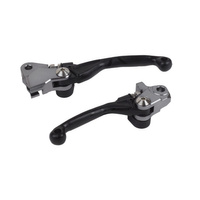 POLISPORT ZESTAW DŹWIGNIA SPRZĘGŁA I HAMULCA HONDA CR 125/250 '04-'07 KOLOR CZARNY