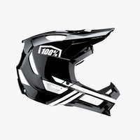 100 PROCENT MTB KASK ROWEROWY MODEL TRAJECTA BLACK/WHITE KOLOR CZARNY/BIAŁY ROZMIAR XL (61-64 CM)