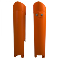 POLISPORT OSŁONY TELESKOPÓW / AMORTYZATORÓW KTM SX/SXF '08-'14; EXC/EXCF '08-'15, HUSQVARNA TC'14, FC '14, TE,FE '14-'15 KOLOR POMARAŃCZOWY