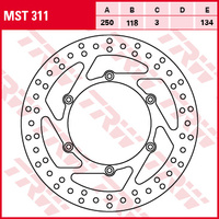 TRW ZF TARCZA HAMULCOWA PRZÓD SUZUKI RM 125 / 250 89-12, DR 250 95-07, DRZ 400 00-05, YAMAHA YZ / WRF 01-07, WR / YZ 426 / 450 01-15 (PROMOCJA)