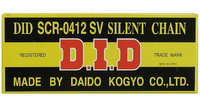 DID SCR0412SV-118 ŁAŃCUSZEK ROZRZĄDU (118-OGNIW) ZAKUTY (ZAMKNIĘTY)