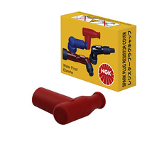 NGK FAJKA NA ŚWIECE GUMOWA KĄTOWA (90) Z NAKRĘTKĄ KOLOR CZERWONY(8955) (TB05EM-R)