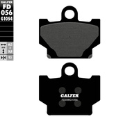 GALFER KLOCKI HAMULCOWE KH081 PÓŁMETALICZNE