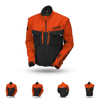 UFO KURTKA TAIGA ENDURO (ODPINANE RĘKAWY) KOLOR POMARAŃCZOWY/CZARNY ROZMIAR L - KOLEKCJA 2024