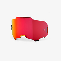 100 PROCENT SZYBA/SZYBKA POJEDYNCZA HIPER RED MIRROR DO GOGLI ARMEGA KOLOR CZERWONE LUSTRO STARY KOD: 51041-033-02