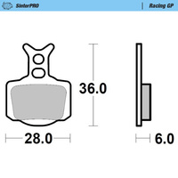 MOTO-MASTER KLOCKI HAMULCOWE KH SINTER METAL RACING: 12 (SINTERPRO SERIES RACING GP) PRZÓD/TYŁ KTM 50 SX '24-, SX-E3/5 E-BIKE '23-, HUSQVARNA TC 50 '24-, EE 3/5 E-BIKE ;23-, GASGAS MC-E 3/5 E-BIKE '24-