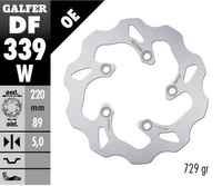 GALFER TARCZA HAMULCOWA TYŁ SUZUKI SV 650S '03-'06; SV 1000 '03-; TL 1000S/R '97; GSX-R 600 '97-'10; GSX-R 750 '96-'10; GSX-R 1000 '01-'15 (WAVE FIXED) (220X89X5MM)
