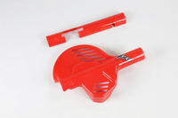 UFO OSŁONA TARCZY HAMULCOWEJ PRZEDNIEJ HONDA XR 600 '85-89, KOLOR CZERWONY - WYCOFANE Z OFERTY - WYPRZEDAŻ