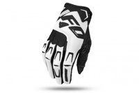 UFO RĘKAWICE IRIDIUM CROSS / MTB / E-BIKE KOLOR CZARNY BIAŁY ROZMIAR S - KOLEKCJA 2023