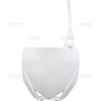 UFO TABLICA NA NUMER STARTOWY YAMAHA YZ 65 '19-'22 KOLOR BIAŁY - ZASTĘPUJE YA04849046