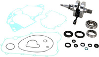 WISECO WAŁ KORBOWY HONDA CRF 250R '04-'09 (Z ŁOŻYSKAMI I USZCZELNIACZAMI NA WAŁ ORAZ KOMPLETEM USZCZELEK NA DÓŁ SILNIKA) (HR4083)