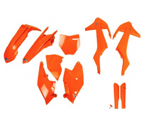 UFO KOMPLET PLASTIKÓW (FULL KIT) Z OSŁONAMI TELESKOPÓW (AMORTYZATORÓW) KTM SX/SXF '16-'18 ( Z WYJĄTKIEM SX 250 '16) KOLOR POMARAŃCZOWY (KT517E127)