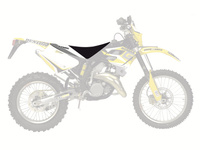 BLACKBIRD POKROWIEC / POSZYCIE NA SIEDZENIE GAS GAS EC 125/250/300 '02-'06, FSE 450 '02-'06 PYRAMID (PMD) KOLOR CZARNY SZARY BIAŁY