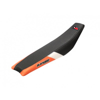 BLACKBIRD POKROWIEC / POSZYCIE NA SIEDZENIE KTM FREERIDE '12-'23 DREAM 4 KOLOR CZARNY POMARAŃCZOWY BIAŁY