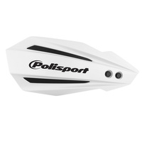 POLISPORT OSŁONY RĄK (HANDBARY) MODEL BULLIT Z UNIWERSALNYM ZESTAWEM MONTAŻOWYM 22/28 HONDA CRF 450R '21-'22 KOLOR BIAŁY