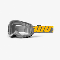 100 PROCENT GOGLE MODEL STRATA 2 IZIPIZI - CLEAR LENS - KOLOR SZARY SZYBKA PRZEŹROCZYSTA STARY KOD: 50421-101-07