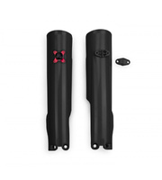 UFO OSŁONY TELESKOPÓW ( AMORTYZATORÓW ) PRZEDNICH Z BLOKADĄ KTM SX/SXF(SX-F) 125/250/300/350/450F 2023 KOLOR CZARNY