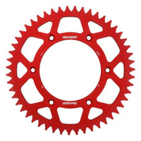 SUPERSPROX ZĘBATKA TYLNA ALUMINIOWA 7075-T6 (ERGAL) 289 51 HONDA CR/CRF '83-'16 (JTR210.51) KOLOR CZERWONY
