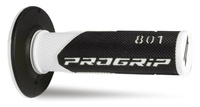 PROGRIP MANETKI PG801 OFF ROAD (22+25MM, DŁ.115MM) KOLOR BIAŁY/CZARNY (DWUSKŁADNIKOWE) (801-137)