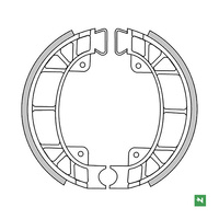 NEWFREN SZCZĘKI HAMULCOWE PIAGGIO SCATTO 50; ZUM 50
