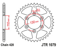 JT ZĘBATKA TYLNA CPI 50SM '06-12 (JTR107962) (ŁAŃC. 520)