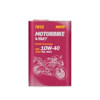 MANNOL OLEJ SILNIKOWY 4T MOTORBIKE 10W40 1L ESTER + MA2 SYNTETYK METALOWA PUSZKA (7812) (12) (API SN)