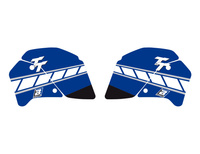 BLACKBIRD KOMPLET NAKLEJEK (OKLEIN) YAMAHA TT 350 '87-'96 DREAM 2 KOLOR NIEBIESKI BIAŁY