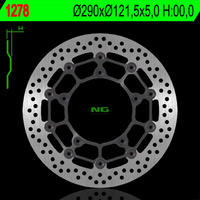 NG TARCZA HAMULCOWA PRZÓD SUZUKI SFV 650 GLADIUS / ABS '09-'13, SV 650 '07-'21, SV 650S '07-'17 (290X121,5X5) PŁYWAJĄCA