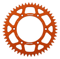 SUPERSPROX ZĘBATKA TYLNA ALUMINIOWA 7075-T6 (ERGAL) 899 49 KTM SX/EXC (JTR897.49) KOLOR POMARAŃCZOWY