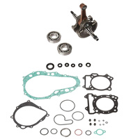 HOT RODS ZESTAW NAPRAWCZY DOŁU SILNIKA ARCTIC CAT 400 DVX '04-'08, KAWASAKI KFX 400 '03-'06, SUZUKI LT-Z 400 '03-'08 (WAŁ KORBOWY, ŁOŻYSKA, USZCZELNIACZE, USZCZELKI)