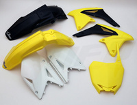 UFO KOMPLET PLASTIKÓW SUZUKI RMZ 450 '08-'17 KOLOR OEM 13' (ŻÓŁTY/BIAŁY/CZARNY) (SU414E999)