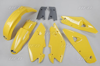 UFO KOMPLET PLASTIKÓW HUSQVARNA 2T '00-'04, 4T '02-'04 KOLOR OEM (ŻÓŁTY/GRAFITOWY) (HU600E999)
