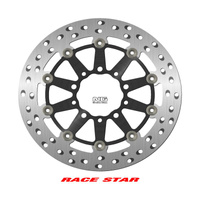 NG TARCZA HAMULCOWA PRZÓD RACE STAR PREMIUM KAWASAKI ER 6N/F '05-'17, ZX-6/ZX-6R 600 NINJA '05-'18, ZX-6R 636 '22, (298X80X5MM) (5X8,45/10,25MM) PŁYWAJĄCA (ŚRODEK ALUMINIOWY, POLEPSZONE CHŁODZENIE)