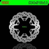 NG TARCZA HAMULCOWA TYŁ KAWASAKI KLX 250 09-20, KLX 300 R '20 (240X100X5,0MM) (6X10,50MM) WAVE