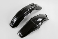 UFO KOMPLET BŁOTNIKÓW HONDA CR 85 '03-21, KOLOR CZARNY (HO03623001 , HO03627001)