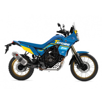 BLACKBIRD KOMPLET NAKLEJEK (OKLEIN) + POKROWIEC POSZYCIE NA SIEDZENIE YAMAHA XTZ 700 TENERE '20-'23 (T7) KOLOR NIEBIESKI CZARNY