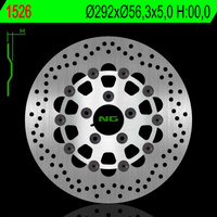 NG TARCZA HAMULCOWA TYŁ HARLEY DAVIDSON SOFTAIL 1690/1800 12-17, DYNA '00-'17, SPORTSTER '00-'13, TOURING '00'08 PŁYWAJĄCA (292X56,3X5,0MM) (5X10,5MM)