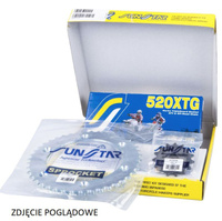 SUNSTAR ZESTAW NAPĘDOWY YAMAHA XT 600E '97-'03 PLUS ZŁOTY (15/45/106) (DO 750CC) (SUN37215/SUN1-3538-45/SS520XTG-106G) - MADE IN JAPAN - OFERTA SPECJALNA