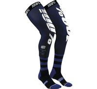 100 PROCENT SKARPETY WYSOKIE POD ORTEZY REV MX KNEE BRACE NAVY/WHITE KOLOR NIEBIESKI / BIAŁY ROZMIAR S/M