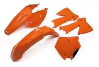 UFO KOMPLET PLASTIKÓW KTM SX/EXC '03-'04 KOLOR OEM (POMARAŃCZOWY) (KT502E999)
