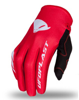 UFO RĘKAWICE SKILL JUNIOR CROSS / MTB / E-BIKE KOLOR CZERWONY ROZMIAR S - KOLEKCJA 2024