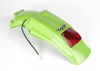 UFO BŁOTNIK TYŁ KAWASAKI KLX 450 '07-'08 Z LAMPKĄ KOLOR ZIELONY ( ENDURO Z LAMPKĄ LED )