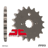 JT ZĘBATKA PRZEDNIA 513 15 SUZUKI GSF BANDIT 600/650/1200/1250, GSXR750 88-06 (51315JT) (ŁAŃC. 530) - MOŻE BYĆ ZASTĄPIONA PRZEZ 51915JT (JTF519.15)