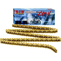 DID 50(530)ZVMXG&G-104 ŁAŃCUCH ZŁOTY / ZŁOTY (104 OGNIW) X-RING (50ZVMXGG104)(50ZVMXGB-104)(OTWARTY + ZAKUWKA) (50ZVMXGG-104) - WYPRZEDAŻ