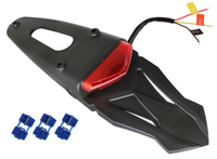 PSYCHIC BŁOTNIK ENDURO TYŁ UNIWERSALNY Z LAMPKĄ LED CZERWONĄ (HOMOLOGOWANY)