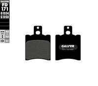 GALFER KLOCKI HAMULCOWE KH206 PÓŁMETALICZNE SCOOTER